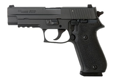 BLACK STAINLESS, Nitron Over All Stainless , SLITE, Hogue Rubber Grips 220R-45-SBSS