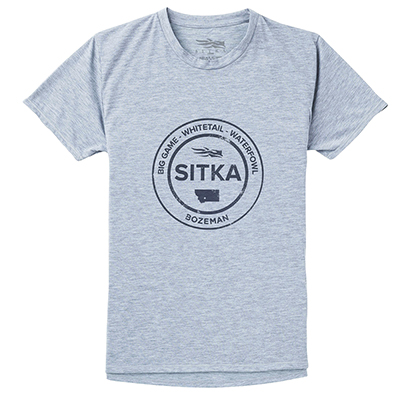 Sitka Womens Sitka Seal Tee SS Heather Grey Small 20084-HG-S