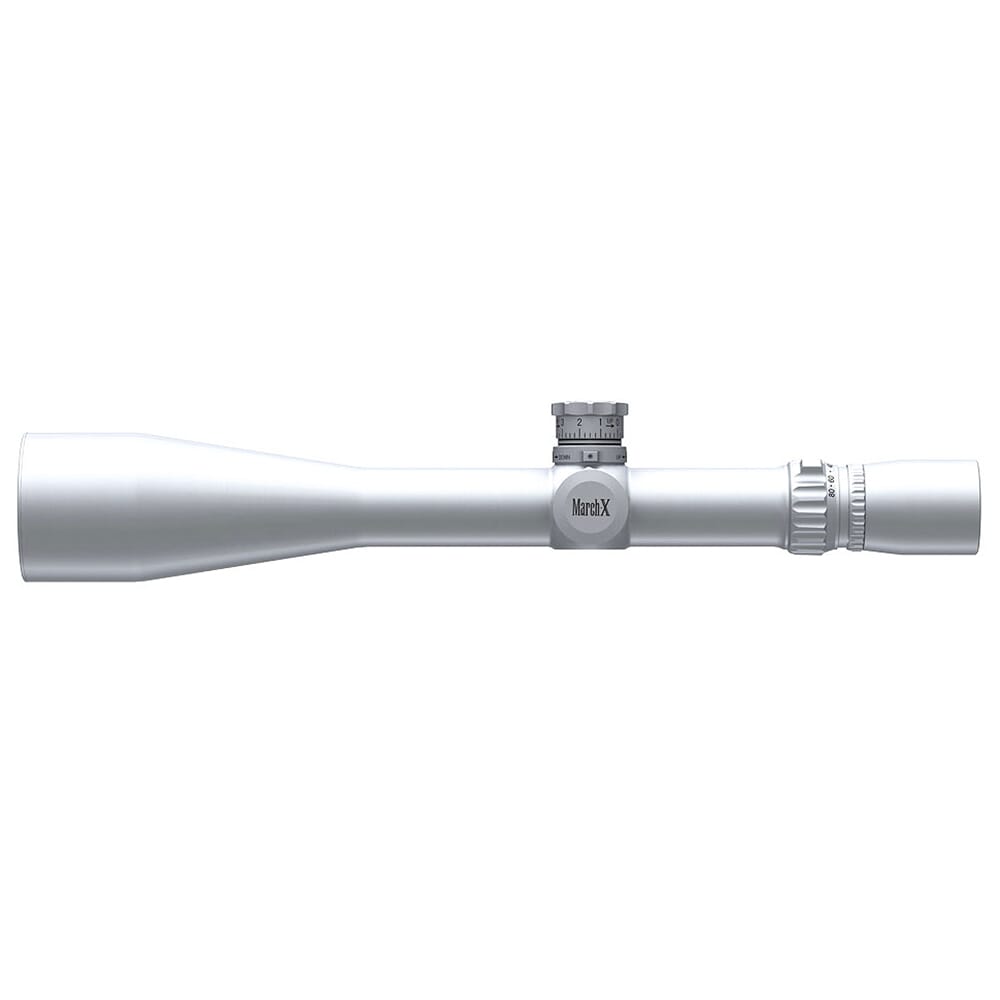 March X Tactical 8-80x56 Silver Di-Plex Reticle 1/8 MOA Riflescope D80V56ST-Di-Plex