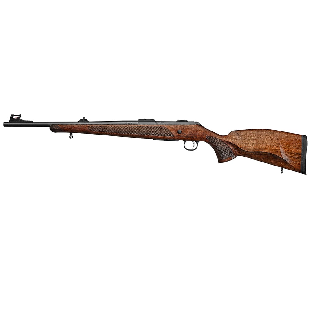 CZ-USA 600 ST2 Lux .308 Win 4rd 20" M15X1 Drilled/Tapped Walnut Stock Fiber-Optic Front/Rear Adj Sights Walnut Bolt Knob Rifle 07302