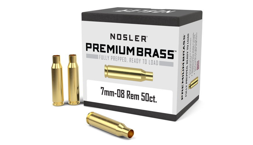 Nosler Premium Brass Box Brass - 7mm-08 Rem (50ct) Brass 10187