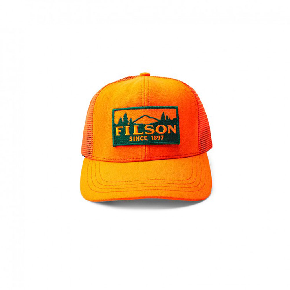 Filson Logger Mesh Cap Blaze Orange 30237