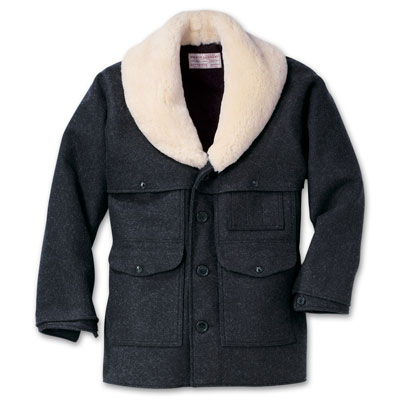 Filson Wool Packer Coat Charcoal 46 10040