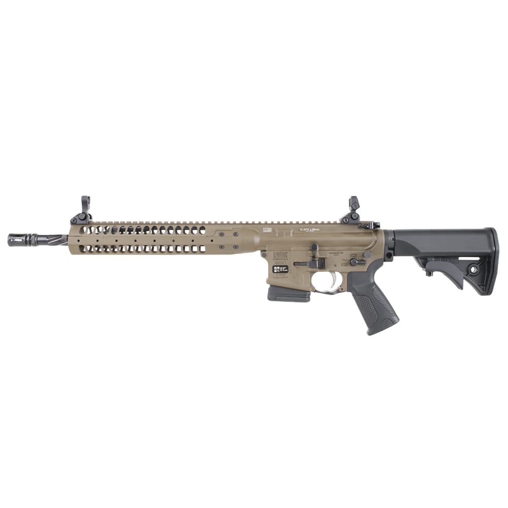 LWRC IC-SPR 5.56mm NATO 14.7" 1:7" P&W Bbl Patriot Brown CA Compliant Special Purpose Rifle ICR5PBC14PSPRCAC