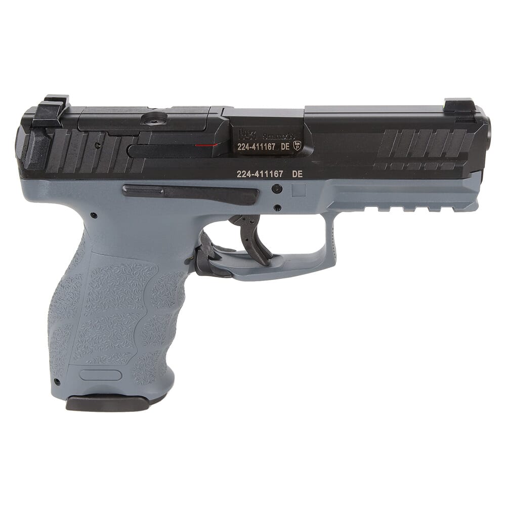 HK VP9 9mm 4.09" Bbl Optics Ready Grey Pistol w/(3) 17rd Mags & Night Sights 81000616