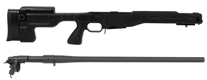 Remington 700P 5R 308 Win with Accuracy International AT Black Fixed Chassis