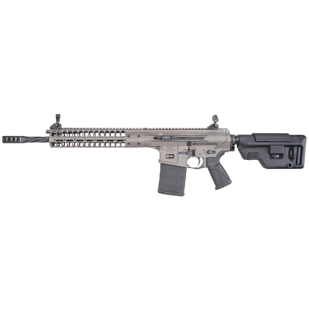 LWRC REPR MKII 7.62x51 16.1" 1:10" 5/8x24 Spiral Fluted Bbl Tungsten Grey Side Charge Rifle REPRMKIIR7TGF16SC