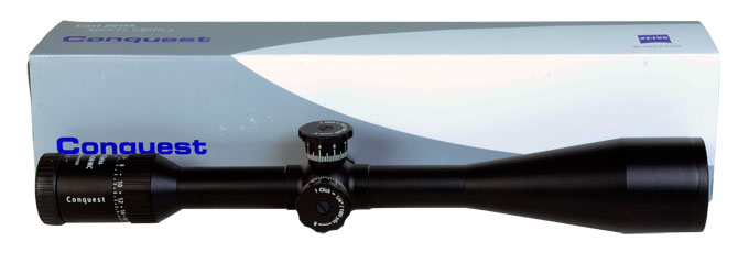 Zeiss Conquest 6.5-20x50 Silver Rapid Z Varmint Reticle 75 Target Turrets. Great condition. UA1585. Includes custom elevation turret for .223 68 HPBT