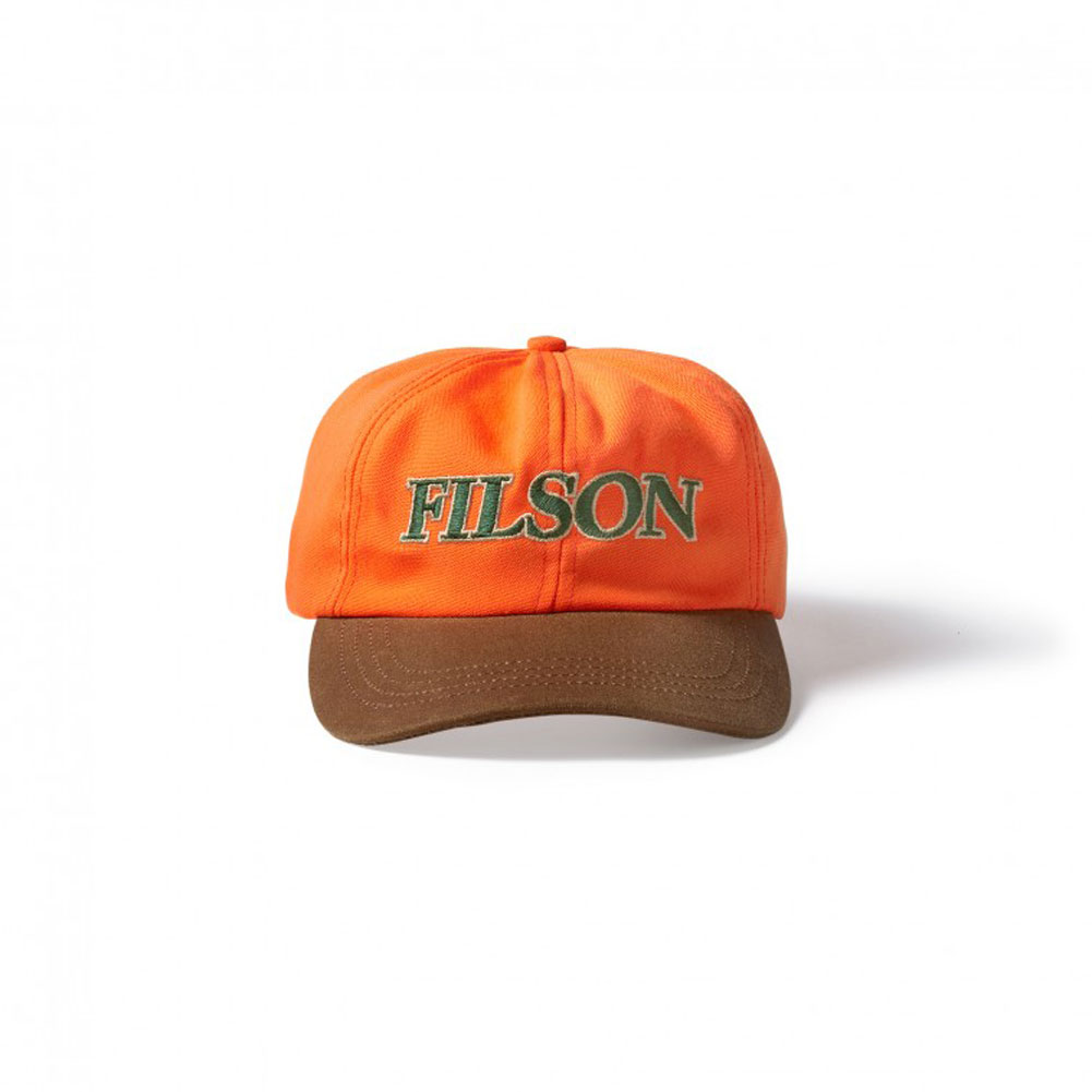 Filson Contrast Cap Tan/Blaze Orange 30090