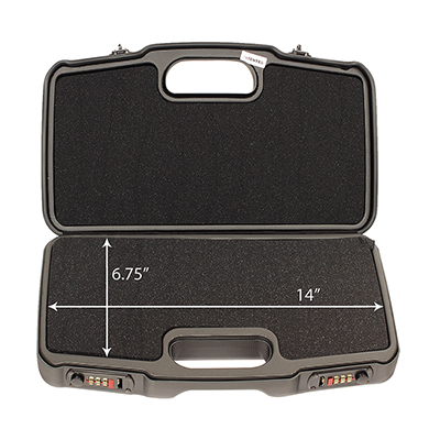 Negrini Discreet Carry 1 Handgun Case Black 2018TS/4835