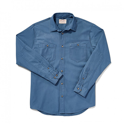Filson Buckhorn Field Shirt PetrolBlue XL FCO-004045 FIL-10739-PetrolBlue-XL|FIL-10739-PetrolBlue-XL