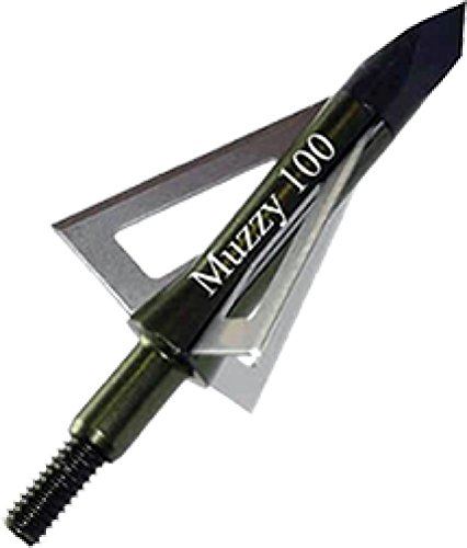 Muzzy 100gr 3-Blade 1-3-16&quot; Crossbow Broadhead 6pk 225-X