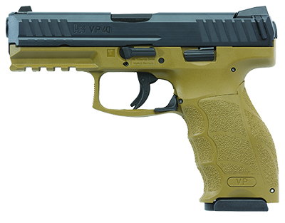 HK VP40, .40cal, (FDE) two 10rd magazines MPN 700040FDE-A5