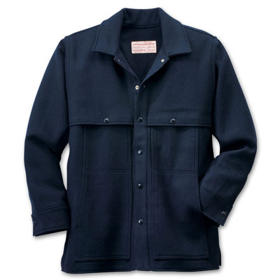 Filson SM Navy Wool Cape Coat FIL-10048-NA