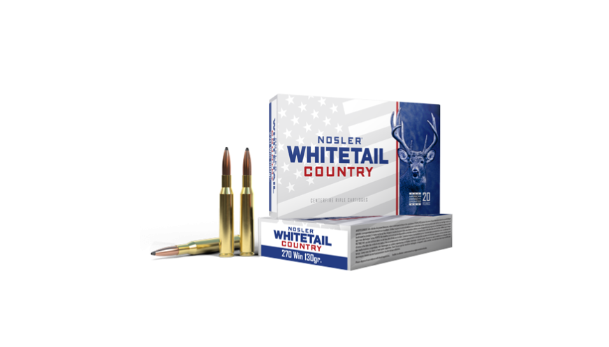 Nosler Whitetail Country WCA - 270 Win 130g SB SP (20ct) Ammunition 40110