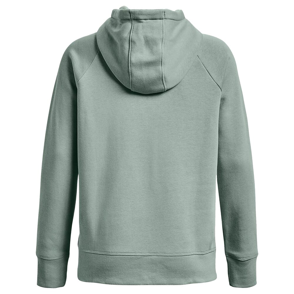 Under Armour Women's Rival Antler Fleece Hoodie Opal Green/Afterglow XXL 1368117-781006
