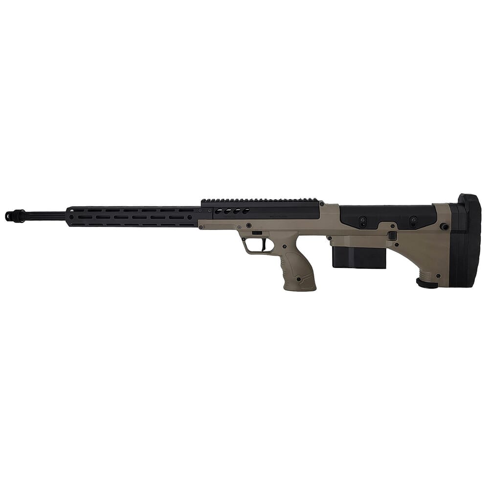 Desert Tech SRSA2 Standard 6.5 Creedmoor 26" 1:8" 5/8x24" Bbl" 1:8" 5/8x24" Bbl 6rd Black/FDE Bolt-Action Rifle SRS-RF-S-D26R-BF
