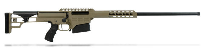 Barrett 98B Lightweight 338 Lapua Mag Demo Rifle System - 24" Light Barrel - FDE Cerakoted Receiver 14836