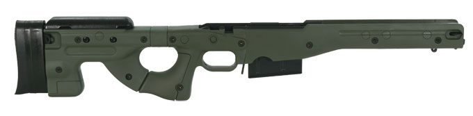AICS Stock 1.5 Green Fixed Stock - Long Action