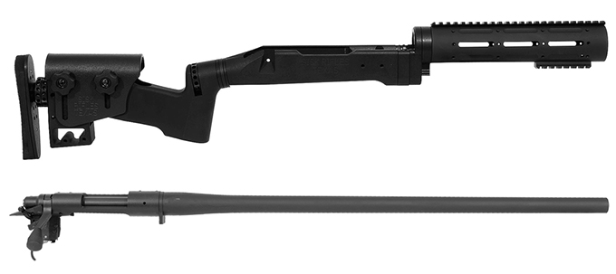 Remington 700P 5R 308 Win with Sisk STAR AR Stock