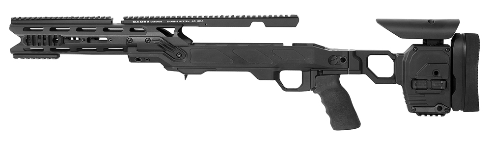 Cadex Dual Strike McMillan Tac 50 Chassis Black STKDL-MCM-RH-50-BLK