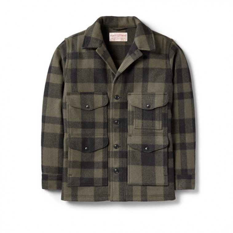 Filson Mackinaw Crusier (Ak Fit) OtGnBlack S FCO-018872 FIL-10043-OtGnBlack-S