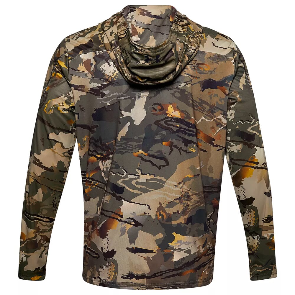 Under Armour Whitetail Iso-Chill Brush Line Hoodie UA Forest All Season Camo/Black XL 1361309-994005