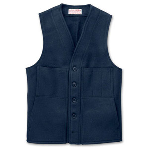 Filson Mackinaw Wool Vest Navy 48 10055