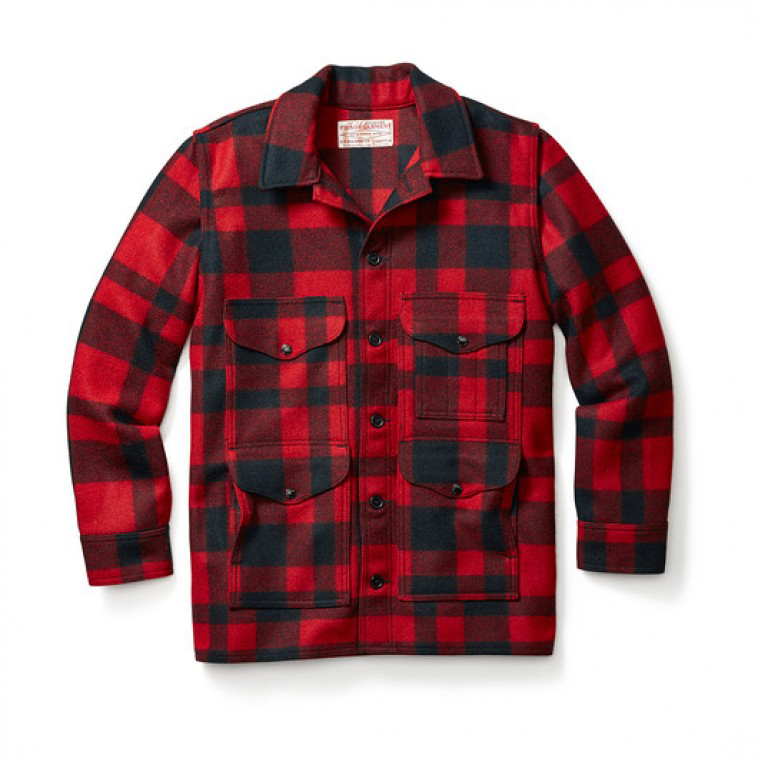 Filson Mackinaw Crusier (Ak Fit) RedBlack S FCO-018871 FIL-10043-RedBlack-S