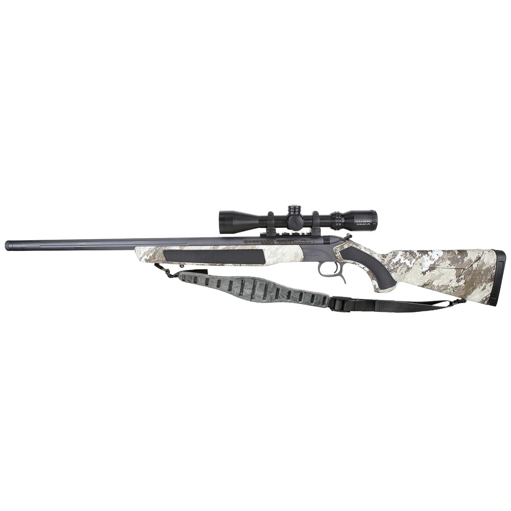 CVA Accura MR-X .50 Cal 26" 3/4x24 Bbl Sniper Grey/True Timber Strata Break Action Inline Muzzleloader w/Knous Pro 3-9x40 Scope & Soft Case PR3223NSC