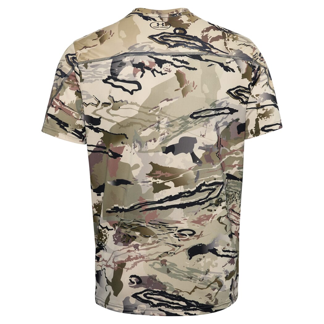 Under Armour Iso-Chill Brushline Short Sleeved T-Shirt UA Barren Camo/Black XXL 1351143-999006