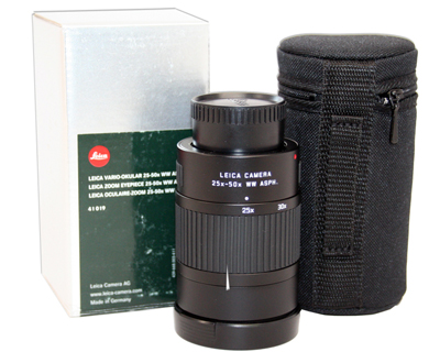 Leica 25-50 Wide Angle Spotting Scope Eyepiece - Like new demo. Item #DA233