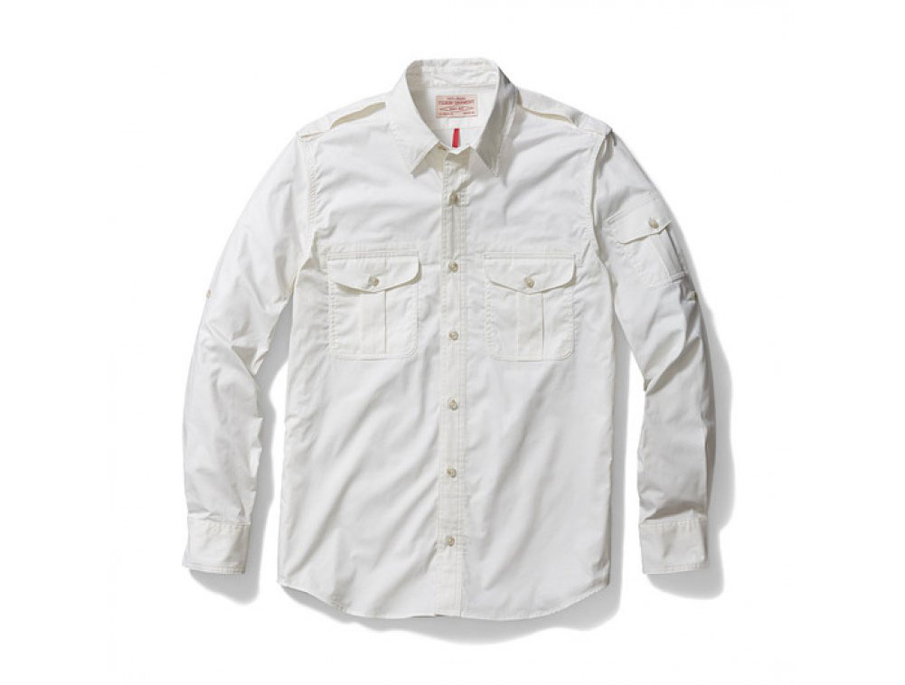 Filson Magnum Vented Bush Shirt Chalk White 2XL 10583