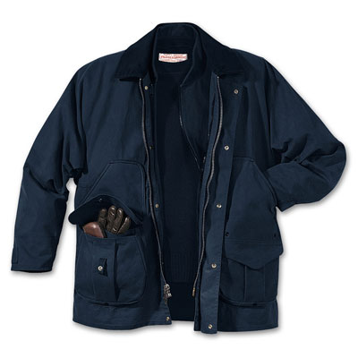 Filson SM Navy Shelter Cloth Outfitter Coat 10015