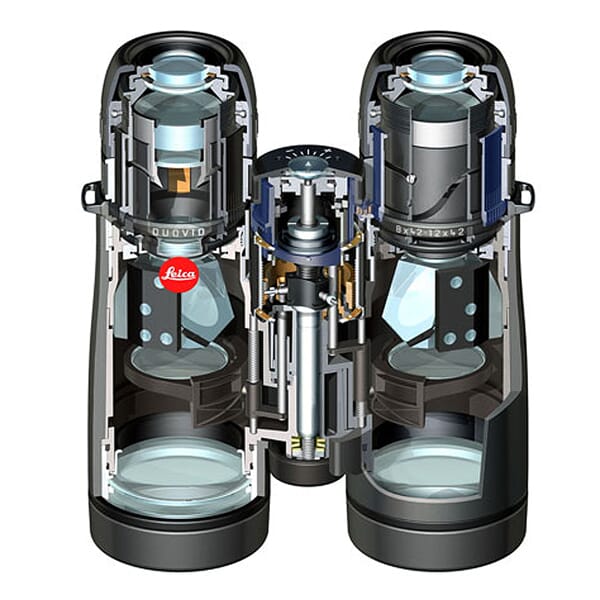 Leica Duovid 8-12x42 Black Binocular 40400 40400