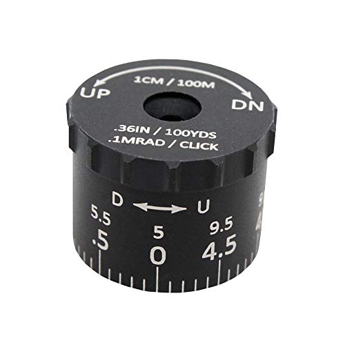 Sightron SIII 8-32 &amp; SIII 6-24 .1MRAD 9.5MRAD Tactical Elevation Knob 74006