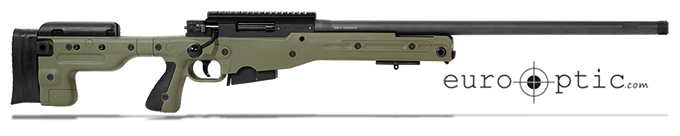 Accuracy International AT Green Rifle 6.5 Creedmoor Fixed 24" Threaded 5/8"-24