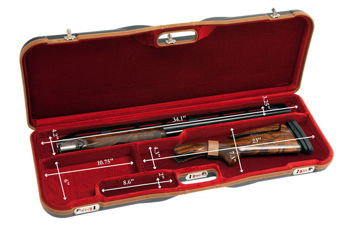 Negrini One Shotgun 34" High Rib Case Blue/Red 1645LX/4753
