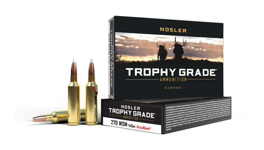 Nosler Trophy Grade TGA - 270 WSM 140g AB SP (20ct) Ammunition 60030