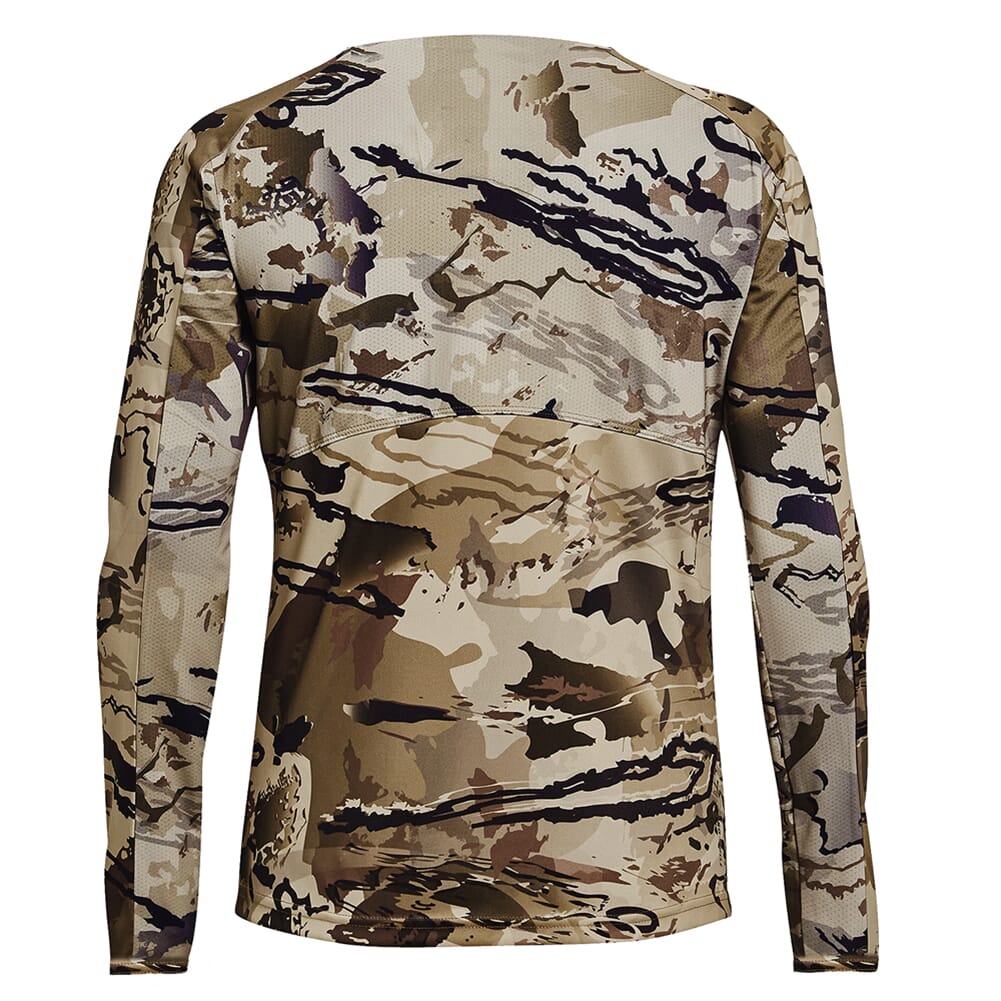 Under Armour Women's Iso-Chill Brushline LS Shirt UA Barren Camo/Blk XXL 1365593-999006
