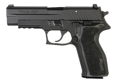 Black Nitron Finish, Contrast Sights, 1-Piece E2 Grips E26R-40-B