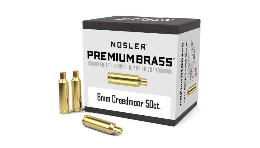 Nosler Premium Brass Box Brass - 6mm Creedmoor (50ct) Brass 10229