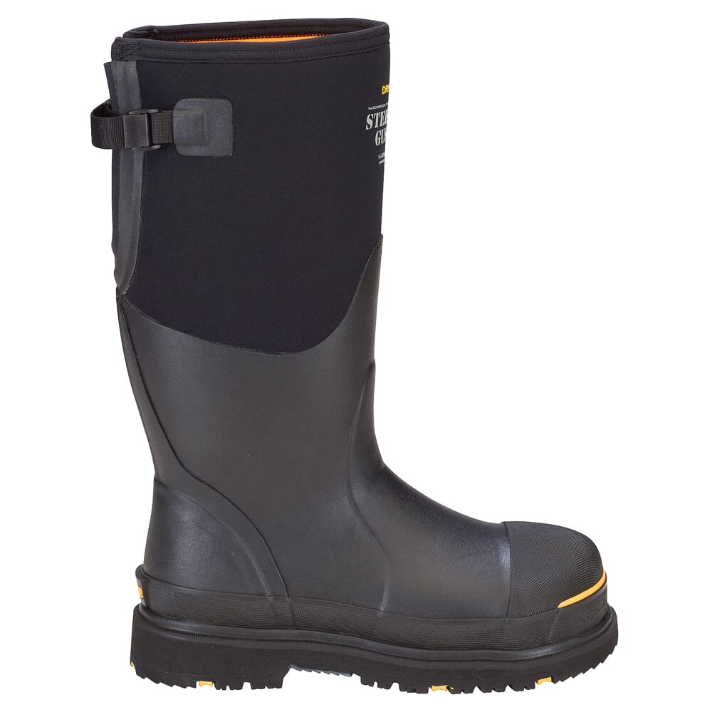 Dryshod Steel-Toe Gusset Black/Yellow Size 11 Boots STG-UH-BK-M11