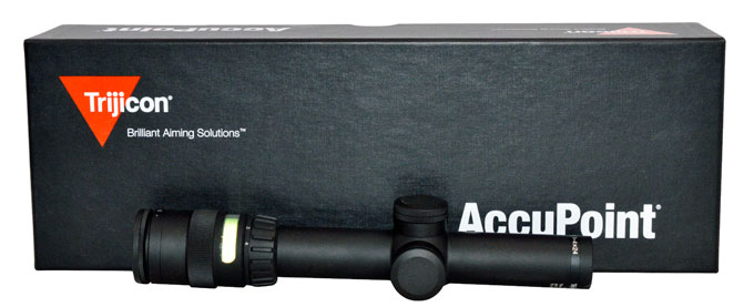 Trijicon TR24G AccuPoint 1-4x24 Green Triangle-UB507