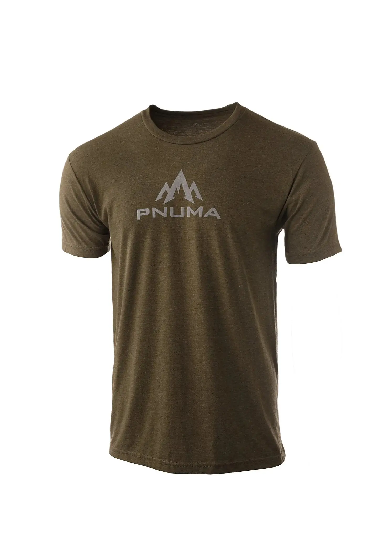 Pnuma Outdoors Lifestyle Logo Mark Tee, Military Green Color 3XL PSSLMMGXXX