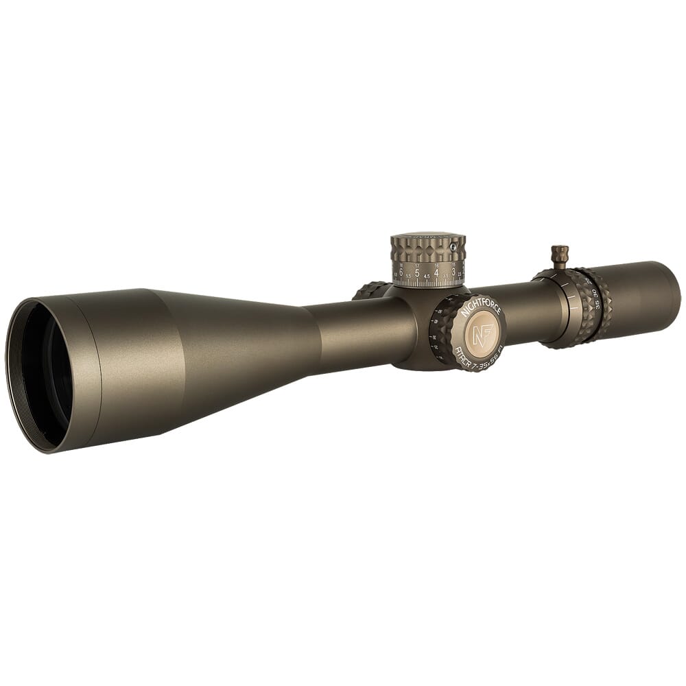 Nightforce ATACR 7-35x56mm F1 ZeroStop .1 MRAD Illum PTL TReMoR3 Dark Earth FDE Riflescope C662