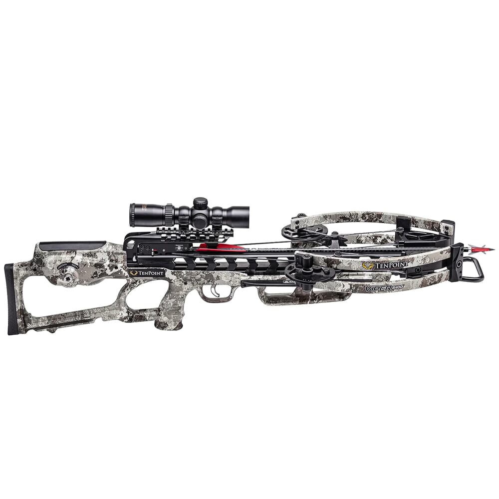 TenPoint Viper S400 Crossbow w/ACUslide, RangeMaster Pro Scope, Veil Alp CB20015-6819