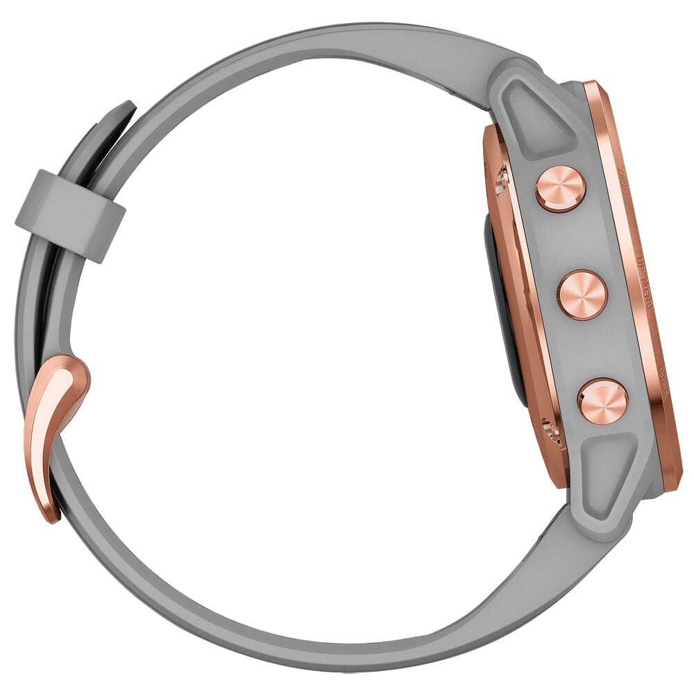 Garmin fenix 6S Sapphire Rose Gold w/Gray Band Smartwatch 010-02159-20