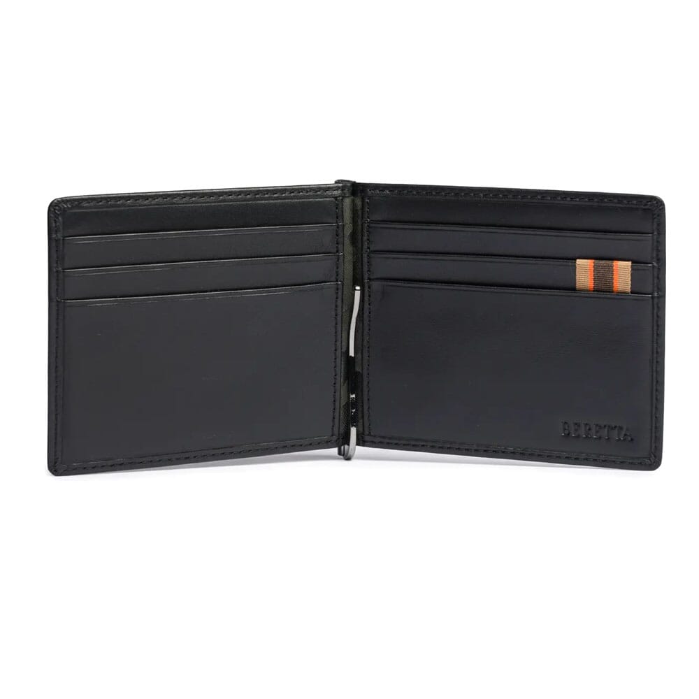Beretta Black Credit Card Holder w/Metal Clip PP031L01260999UNI