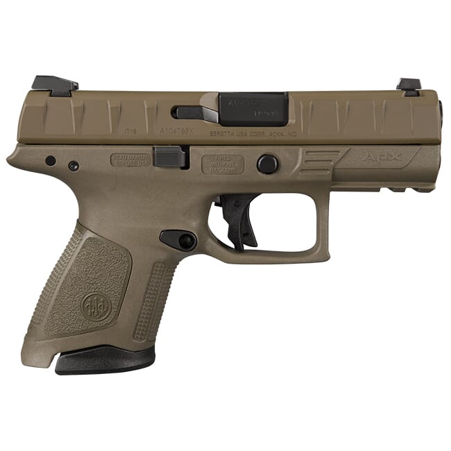 Beretta APX Compact FDE 9mm 3.7" Striker Fired 13rd (2) Pistol JAXC92105